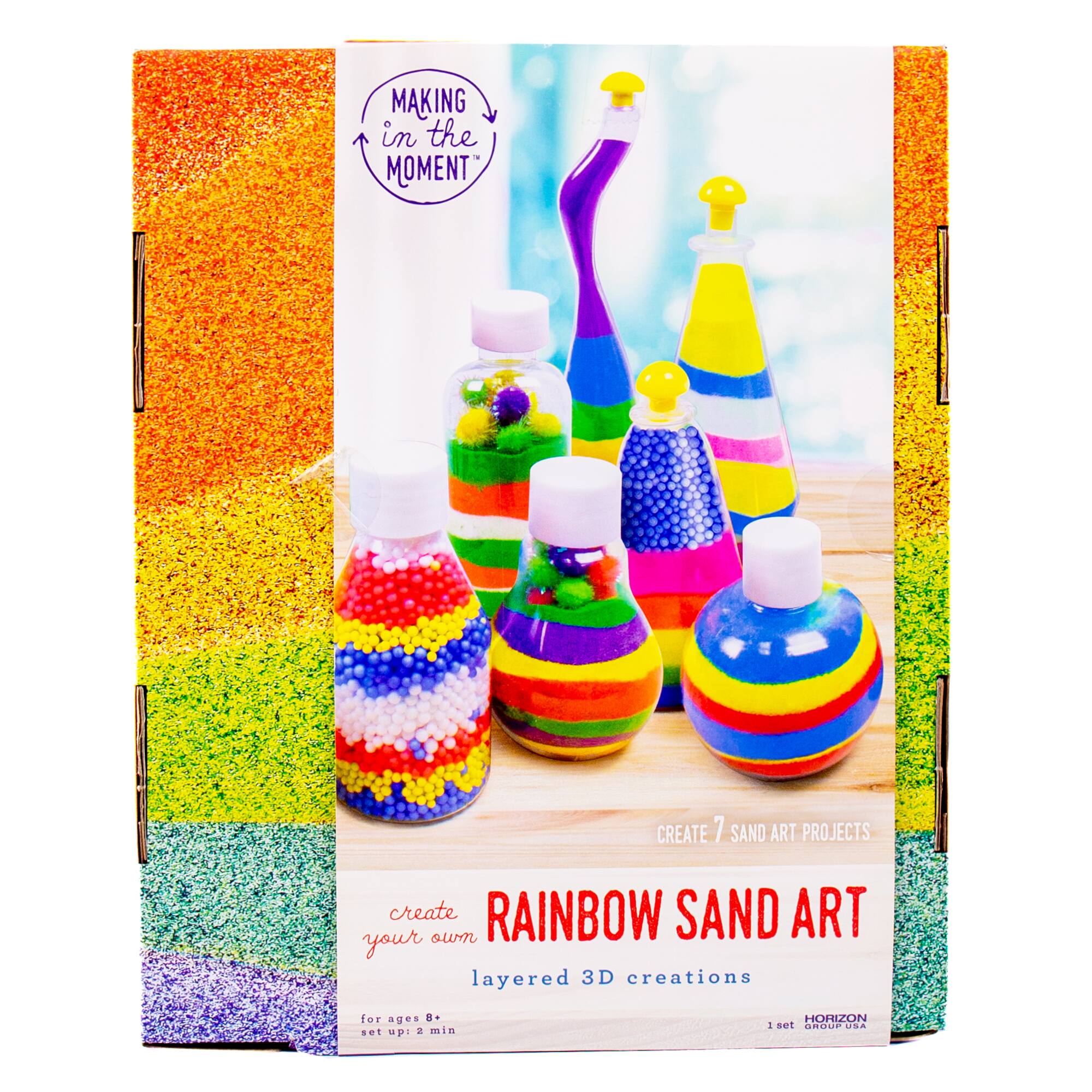 Making in the Moment® Create Your Own Rainbow Sand Art